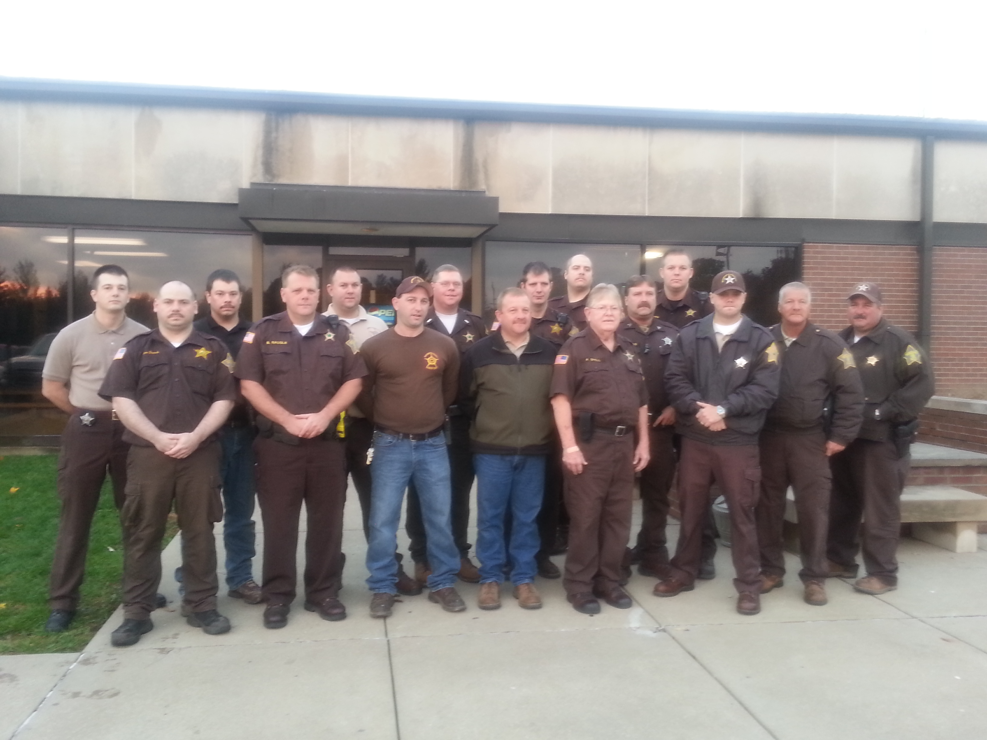 Sheriff’s Department not shaving; raising money for Cancer WSLM RADIO