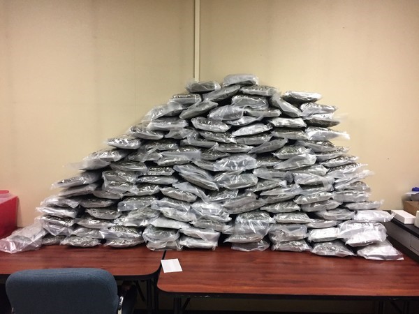 Traffic stop nets more than 100 pounds of marijuana | WSLM RADIO